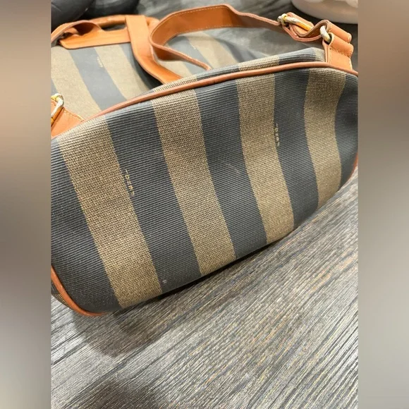 Vintage-Authentic Fendi Backpack -  Pequin pattern from the early to mid 90s - Picture 7 of 14